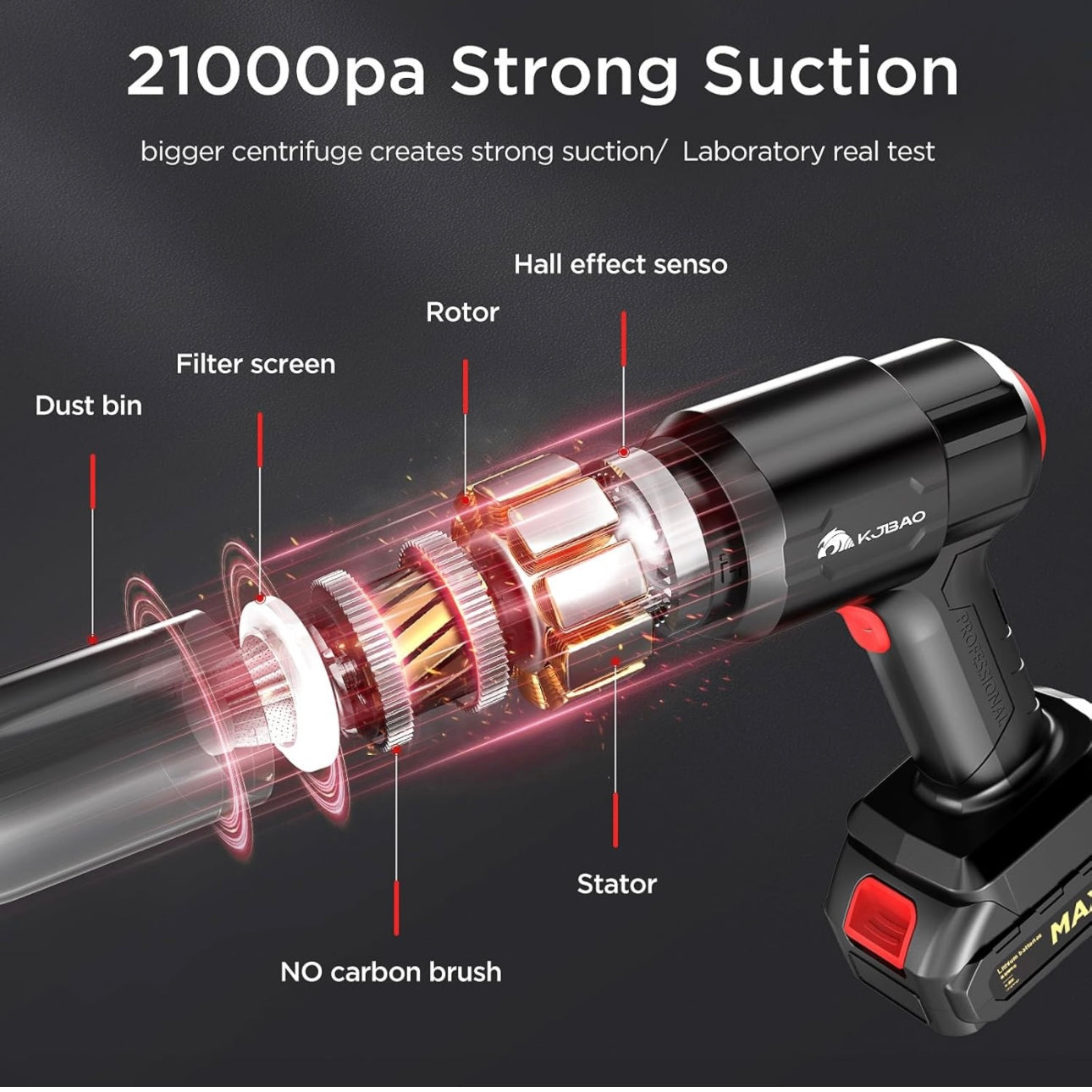 Cordless 3 in 1 High Power Car Vacuum Cleaner Portable
Wireless