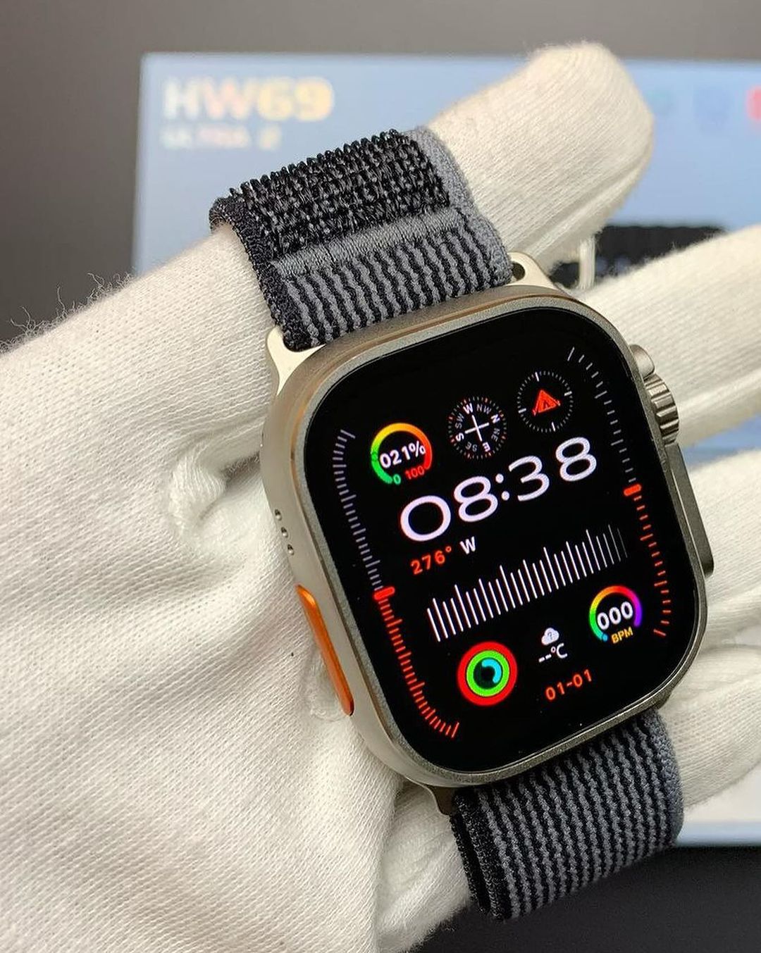 Hw69 Ultra 2 Amoled 2.01 inch Screen Zinc Alloy Chat GPT Series 9 Ultra 2 BT Call Smart Watch HW69 Ultra 2Amoled Screen 1GB ROM Local music game ChatGPT Compass, Bluetooth