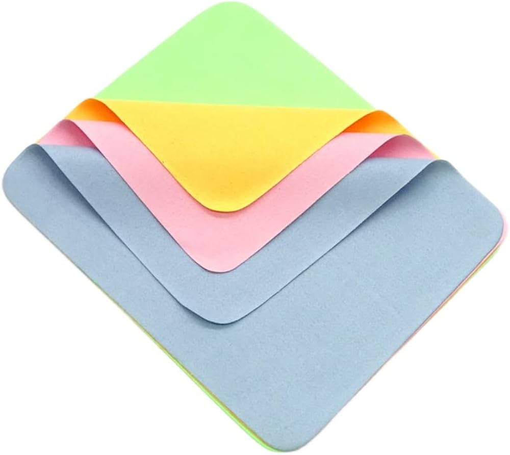 Microfiber Cleaning Cloths for Eyeglasses, Camera Lens, Cell Phones, L ...