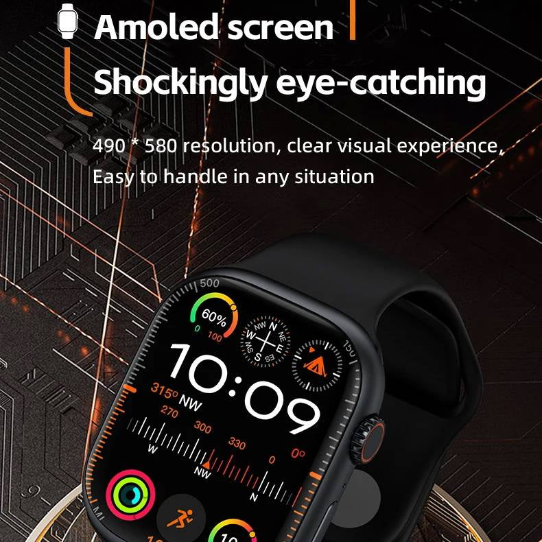 S16 Seris 9 Amoled Display 2gb Ram And 32gb Storage With 180° Camera SIM card watch