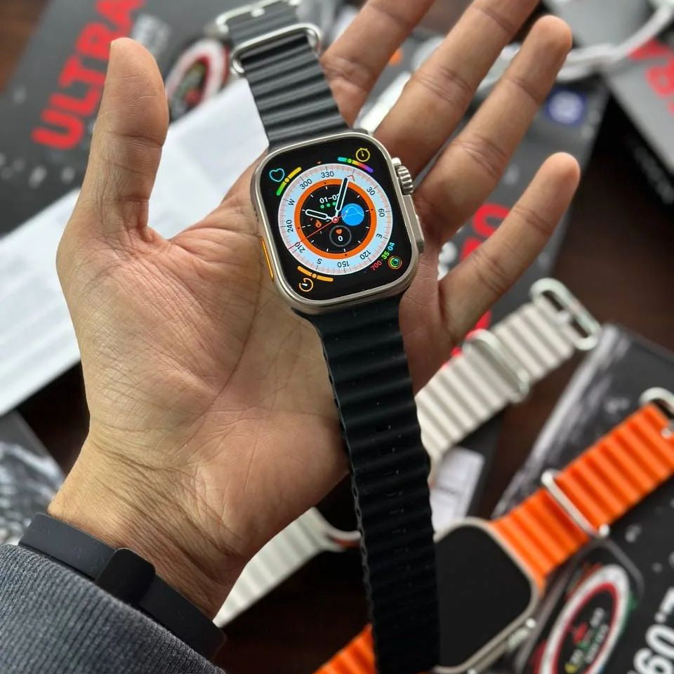 mart Watch T10 Ultra Smart Watch with 2.01 inch Big Display 49mm with Wireless