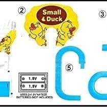 Fun Express Duck Slide Toy Set, Funny Automatic Stair-Climbing Ducklings Cartoon Race Track Set Duck Roller Coaster Escalator Toy with Flashing Lights and Music (Duck Track Set)