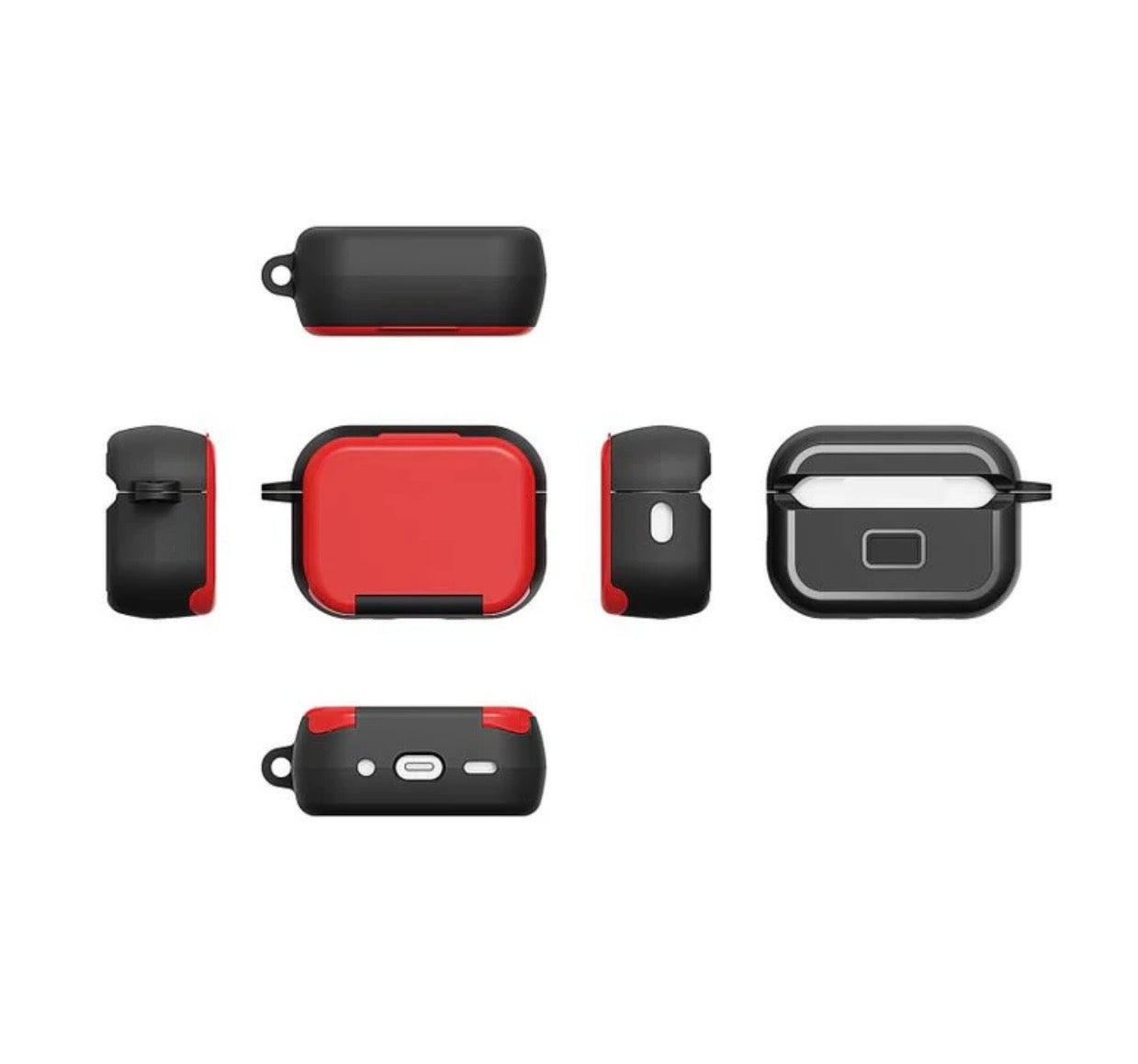 For AirPods Pro 2 Mirror Stand Silicone Earphones Protective Case(Green)