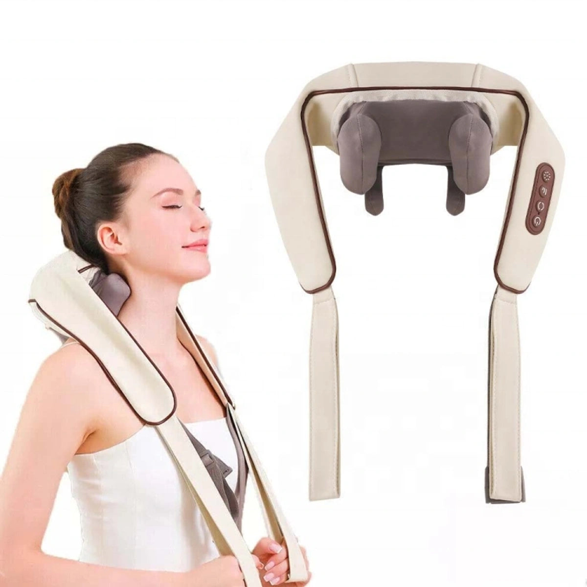 Back And Neck Heated Stretcher Massager – Relaxation And Pain Relief Tool