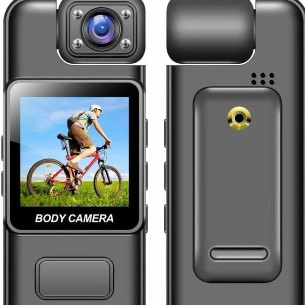 4K HD Digital Video Body Camera/Sports Camera/Travel Recorder With180-degree Rotating Lens