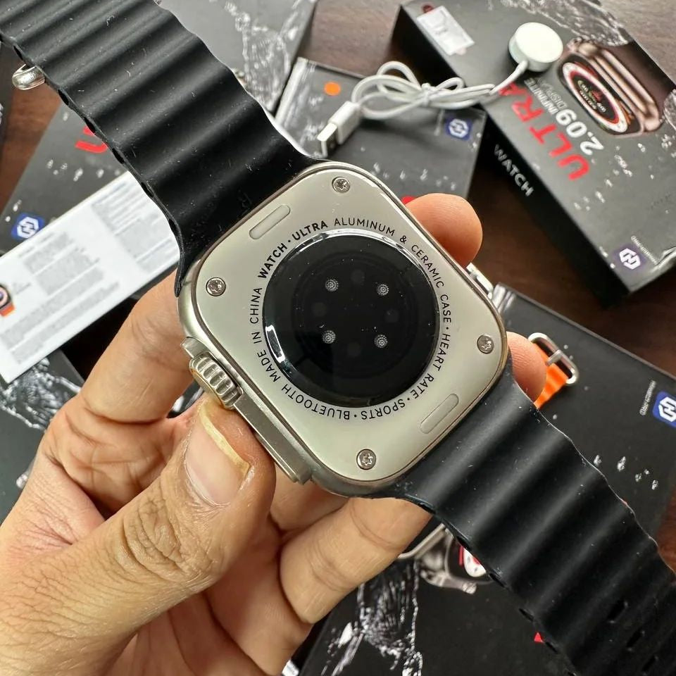 mart Watch T10 Ultra Smart Watch with 2.01 inch Big Display 49mm with Wireless