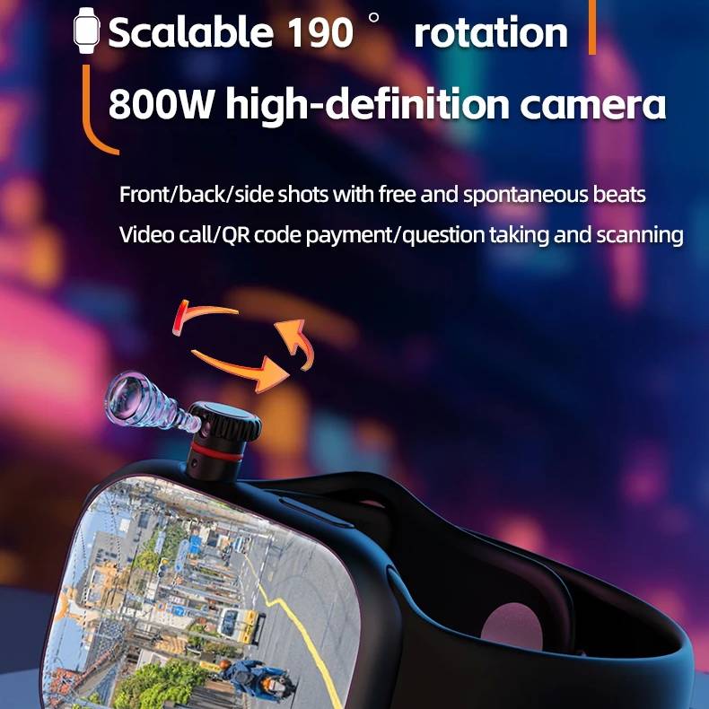 S16 Seris 9 Amoled Display 2gb Ram And 32gb Storage With 180° Camera SIM card watch