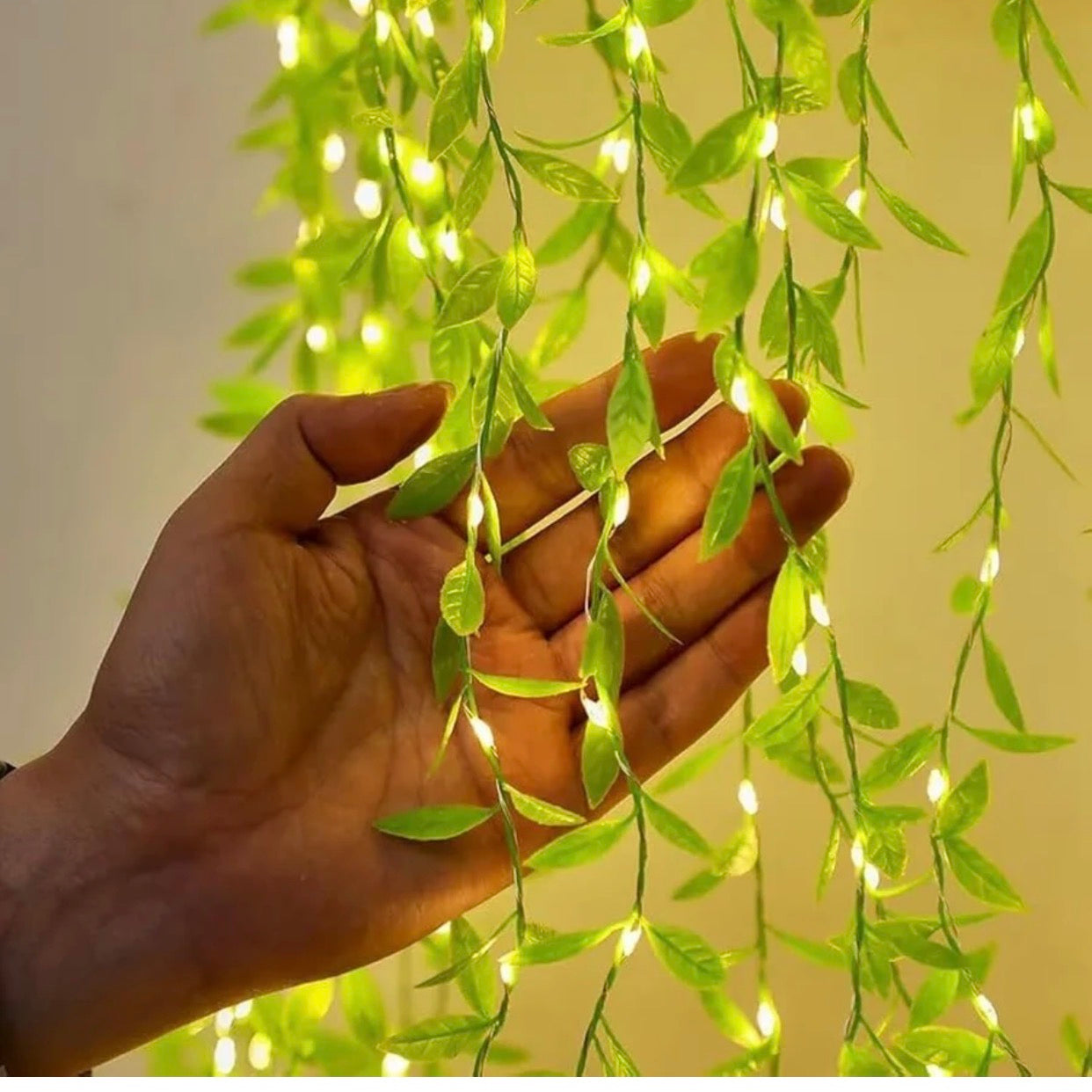 Green Leaf Curtain Ultra Bright Light