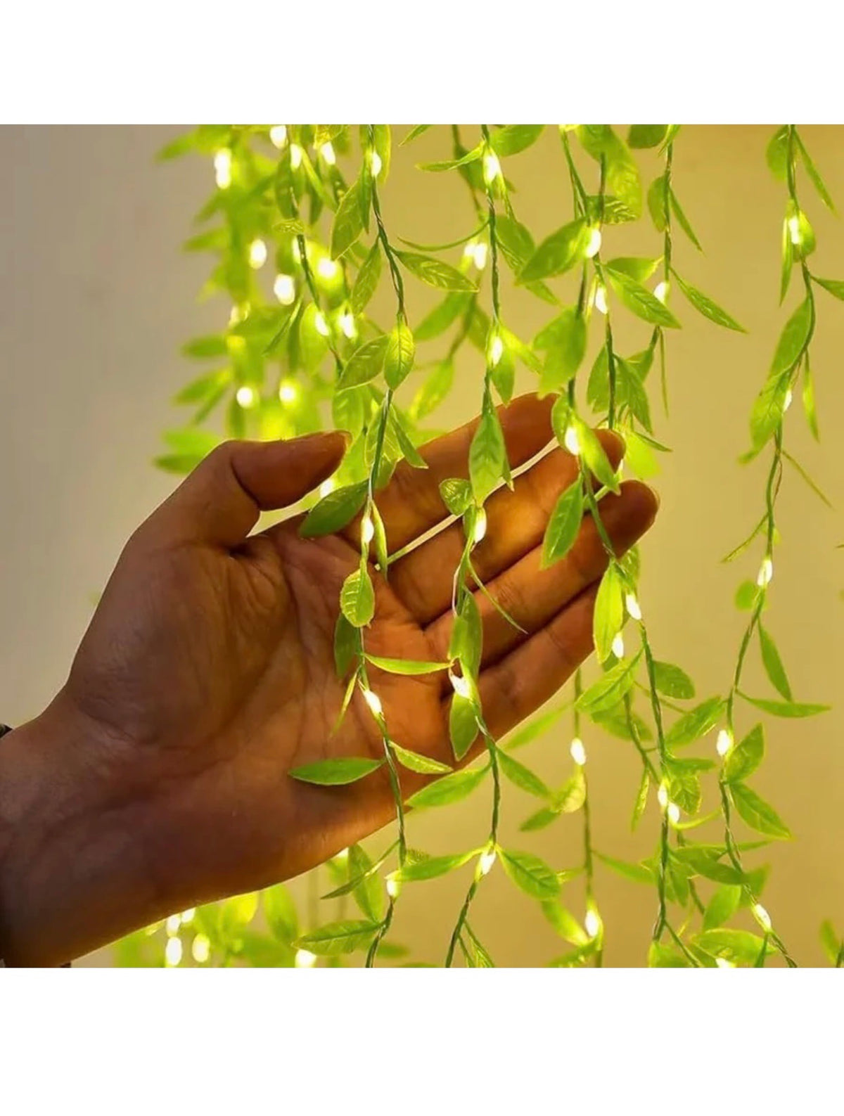 Green Leaf Curtain Ultra Bright Light