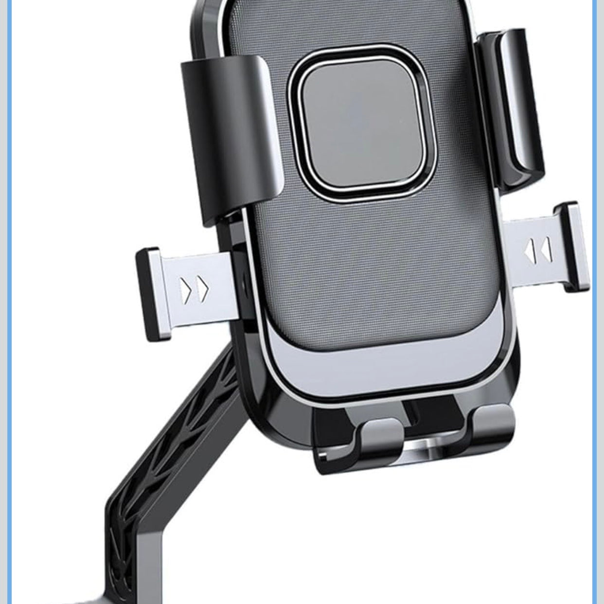 Bike Mobile Mirror Holder – One-Click Lock, Anti-Shake, 360° Rotation – Firm Grip Phone Mount for Scooty, Activa, Jupiter, Electric Scooters & Motorcycles