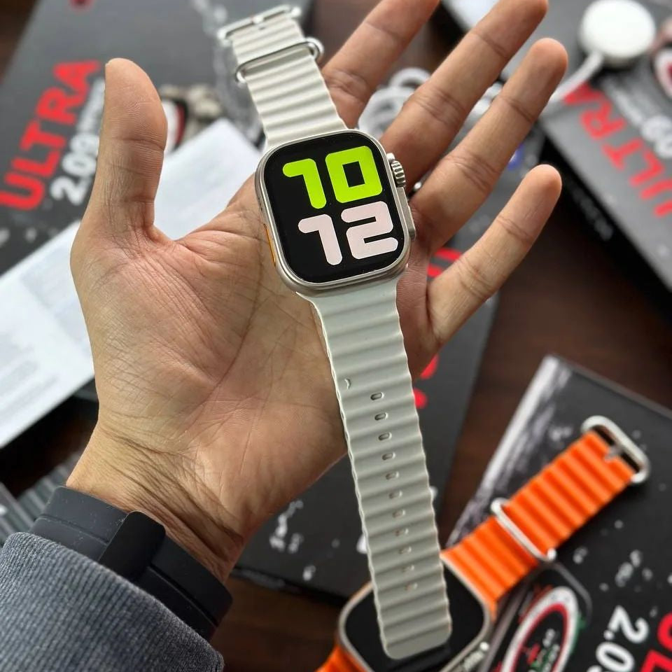 mart Watch T10 Ultra Smart Watch with 2.01 inch Big Display 49mm with Wireless