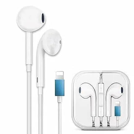 Wired Earphone Handsfree with Mic & Volume Controller Compatible with i /Phone 14/13/12/11 Pro Max Xs/XR/X/7/8+