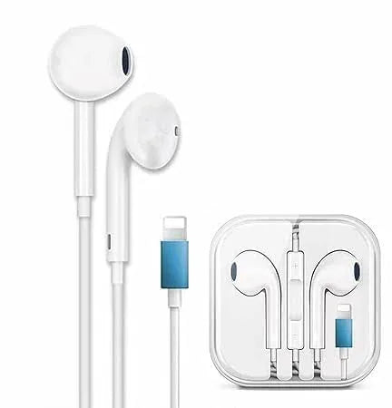 Wired Earphone Handsfree with Mic & Volume Controller Compatible with i /Phone 14/13/12/11 Pro Max Xs/XR/X/7/8+