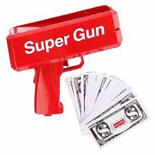 Make It Rain Gun Cash Gun Money Gun The Cash Cannon Money Gun Toy for Kids and adults