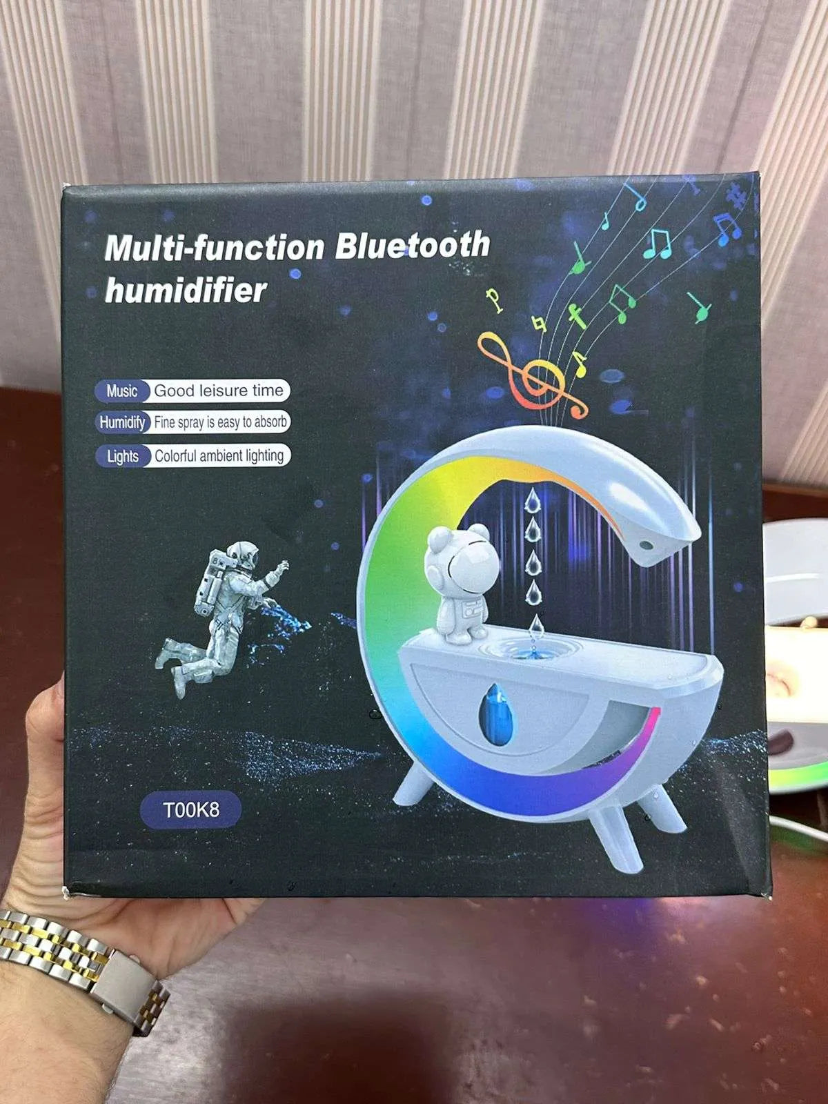 Multi Functional Bluetooth Speaker, Anti- Gravity Humidifier