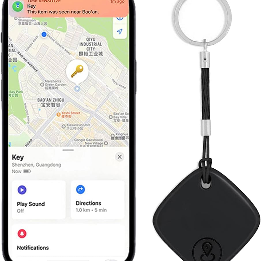 Find tag Item Finder with Key Chain, Smart Item Locator for Keys, Bags, Luggage, Pet, Battery Included Sualio tag
