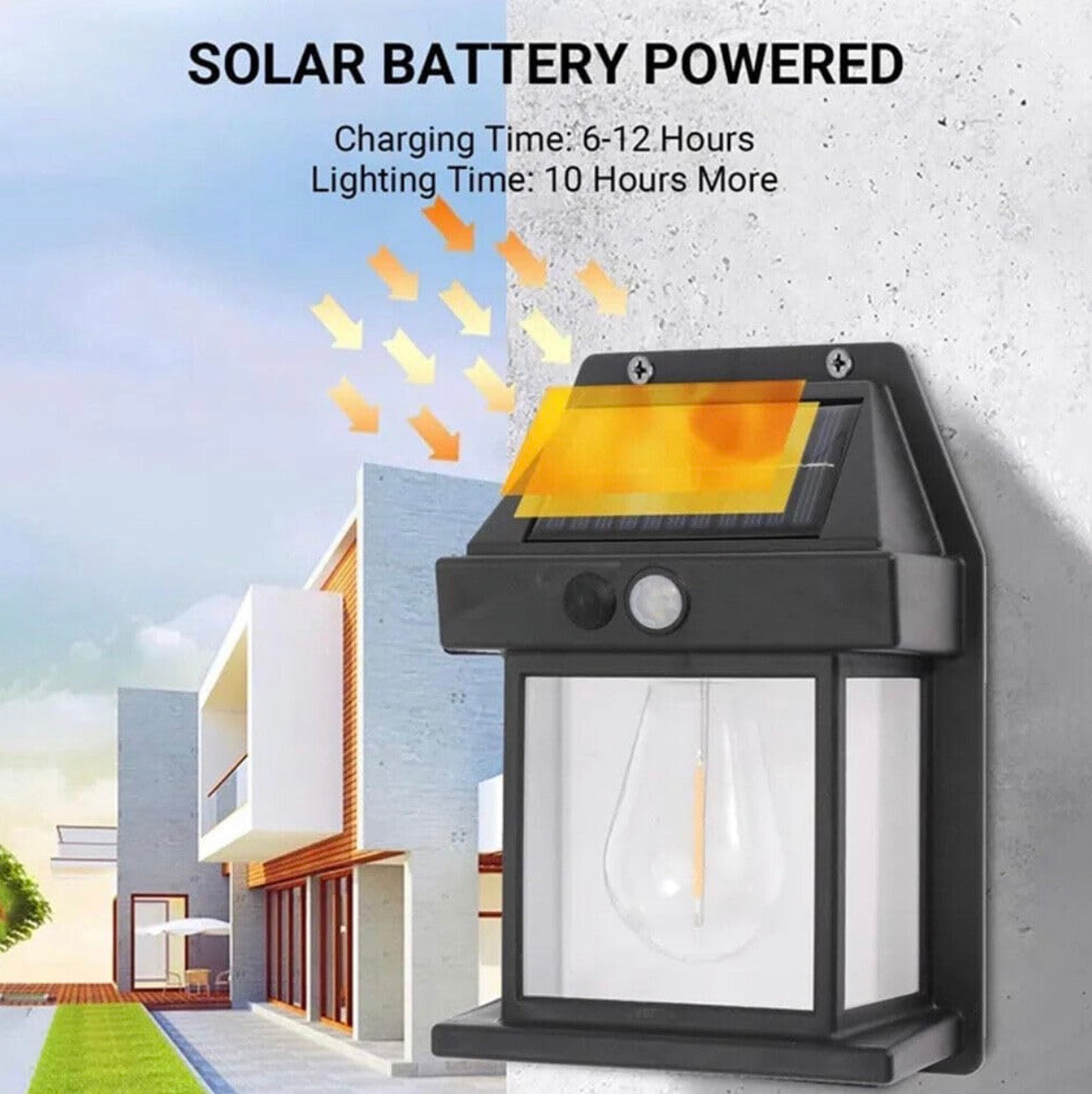 Solar Wall Lantern With Three Modes