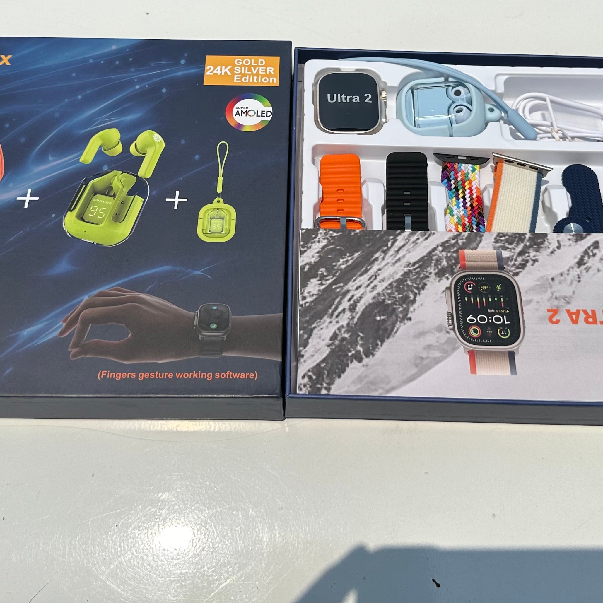 HK-16 proMAX ultra 2 kombbo seven different strap AirPods free