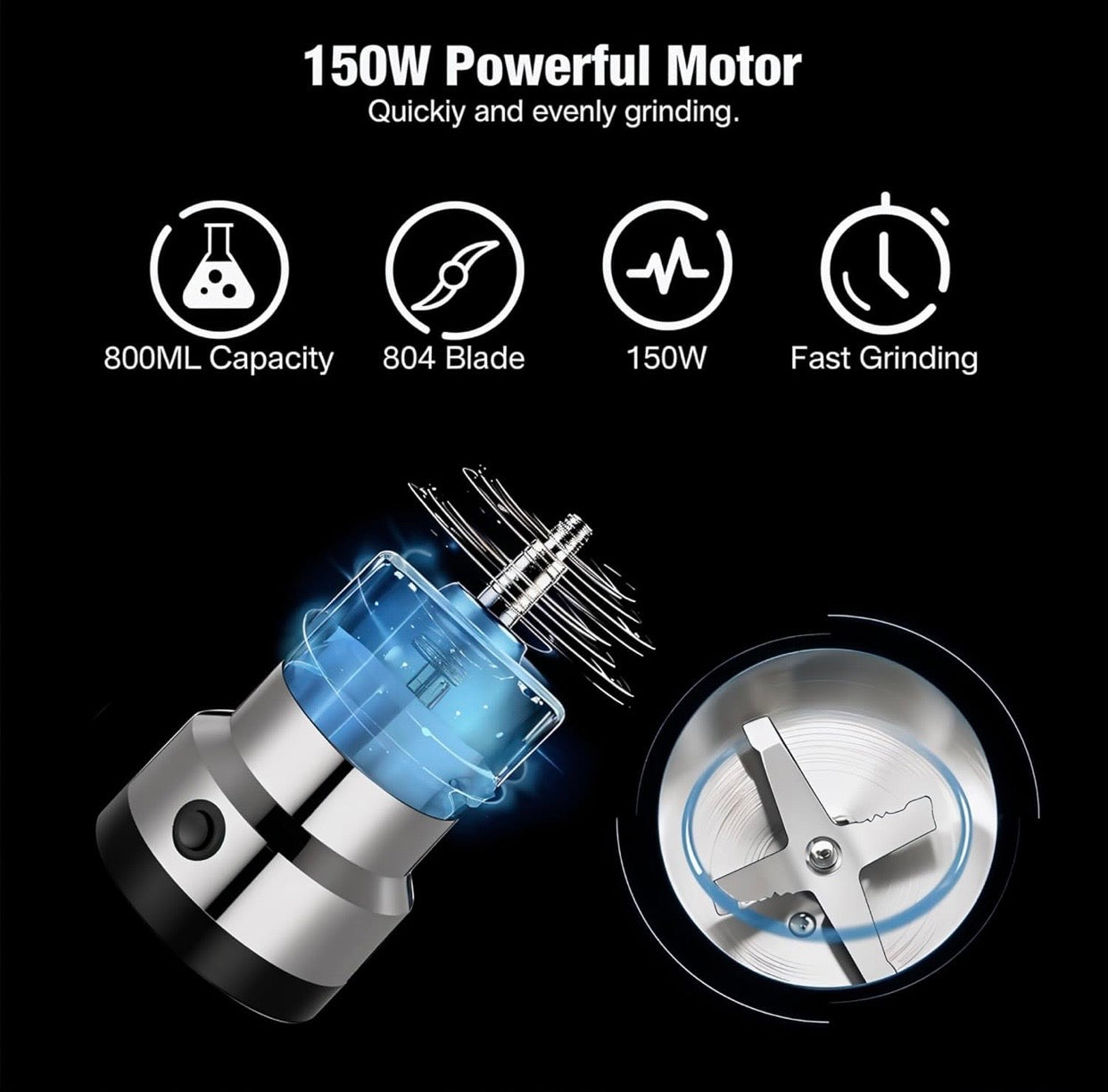 Multifunction Smash Machine Household Electric Cereals Grain Grinder Coffee Bean Seasonings Spices Milling Ultra Fine Dry Food Powder Machine