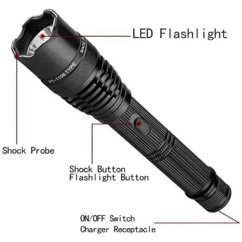 Powerful Flashlight Torch With Stun Taser Outdoor Camping
Light 1101
