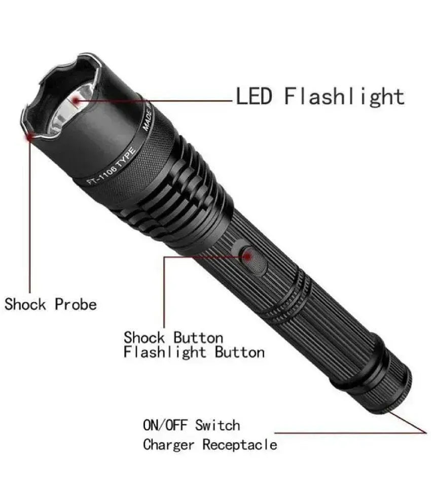 Powerful Flashlight Torch With Stun Taser Outdoor Camping
Light 1101