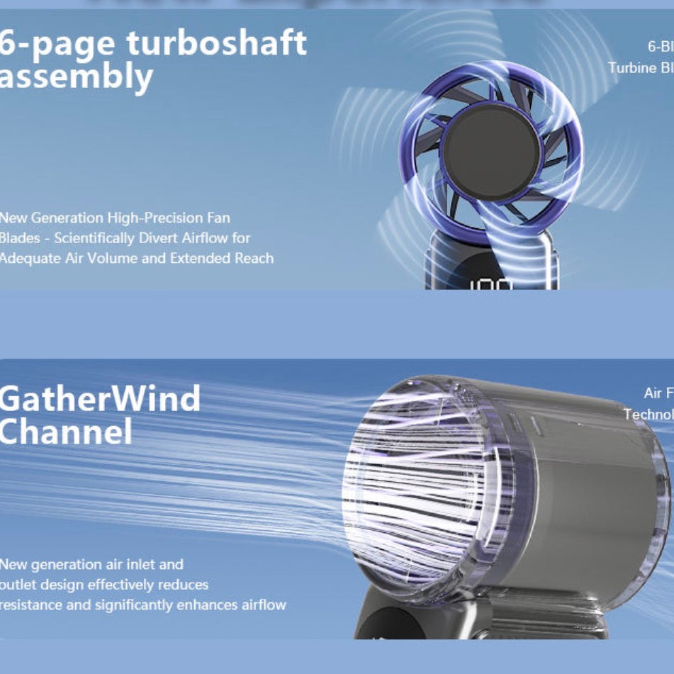 Lightweight rechargeable fan