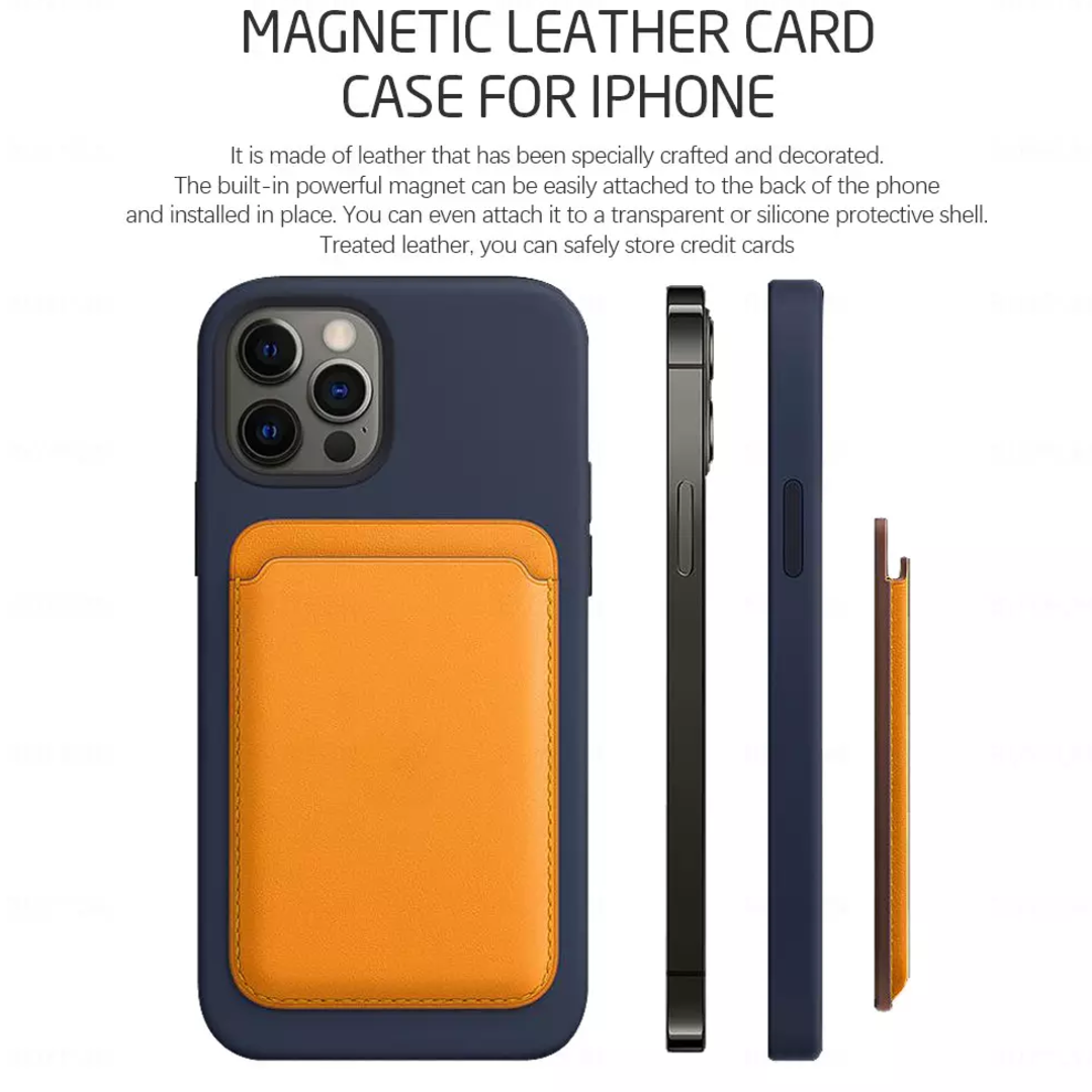 Phone Leather Wallet With Magsafe