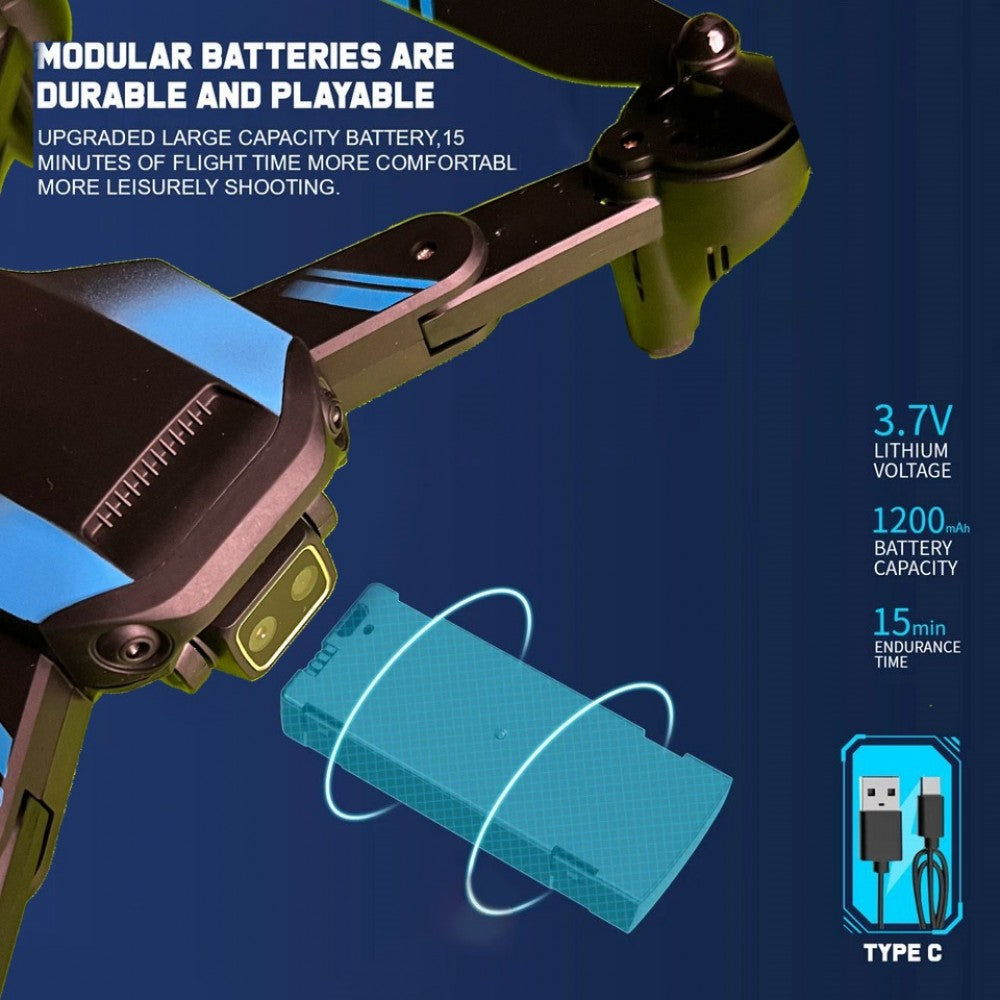 DROE AIR Pro Air Professional Drone Wifi Fpv Mavic 4k HD Gimbal Dual  720p Camera With Remote Control