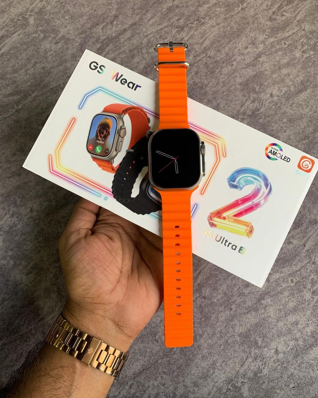 GS Ultr 2 Smart Watch Amoled ChatGPT 4GB ROM
