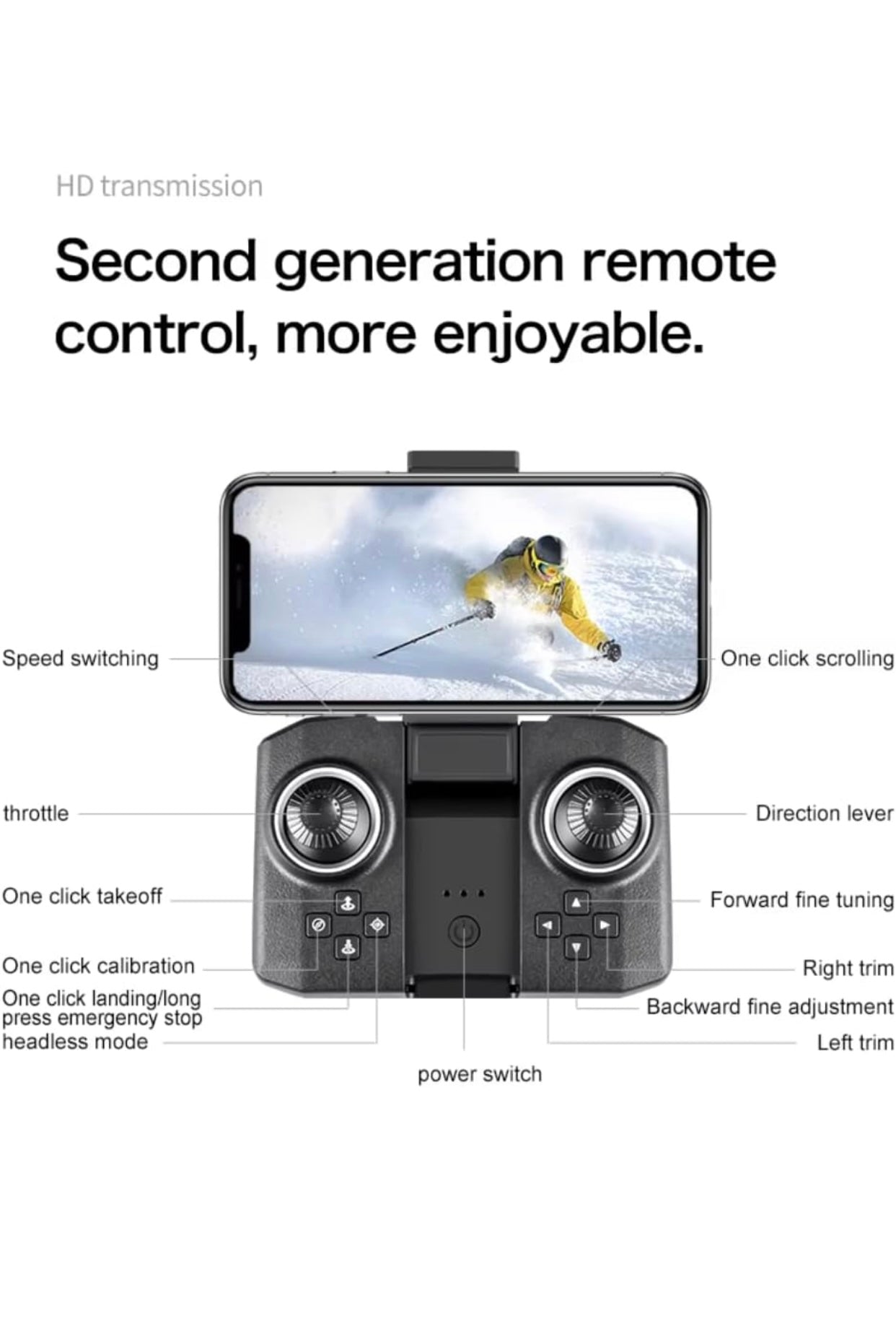 XD1 DRONE Drone-with-1080P-Camera-One-Key-Take-Off-Land-4K