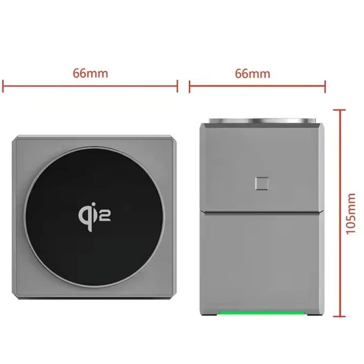Super Fast Touch Rotating 3 in 1 Magnetic Wireless Charger Compatible for Magsafe iPhone 16 15 Pro Max iWatch Ultra Series 10 9 Airpods | Smart Touch Control Rotation | Travel
