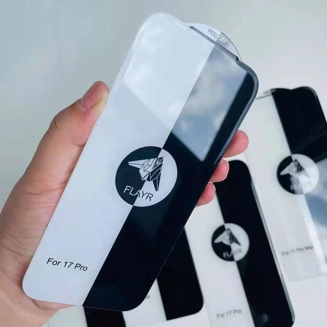 Borderless Transparent Flayr Big Curve Tempered Glass Anti-Static Mobile Phone Screen Protector