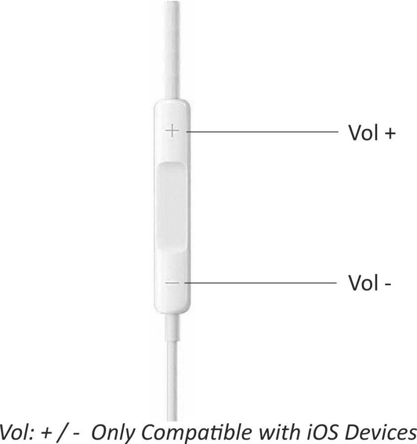 Wired Earphone Handsfree with Mic & Volume Controller Compatible with i /Phone 14/13/12/11 Pro Max Xs/XR/X/7/8+