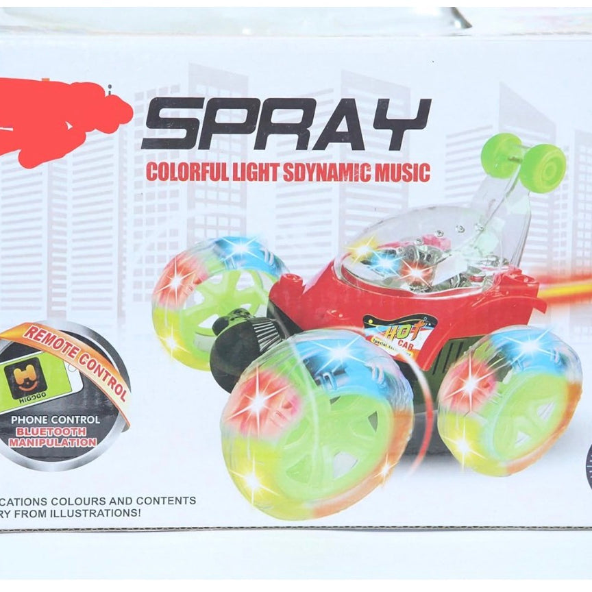 pray Remote Control Stunt Car with LED Lights, Music, Phone Control, Bluetooth, 360� Rotation