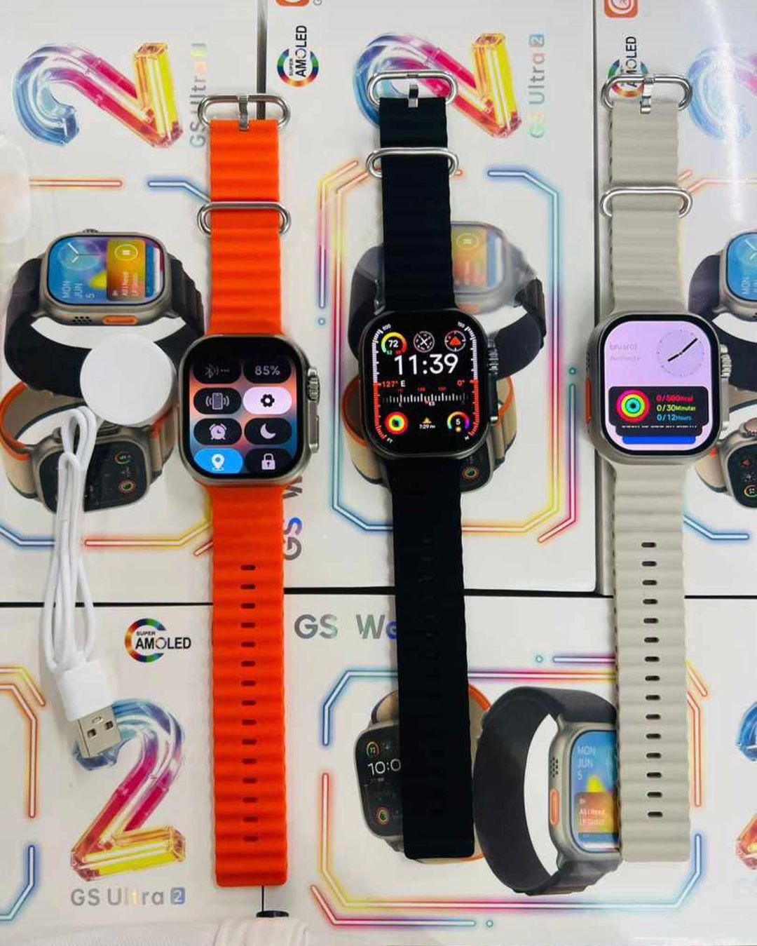 GS Ultr 2 Smart Watch Amoled ChatGPT 4GB ROM