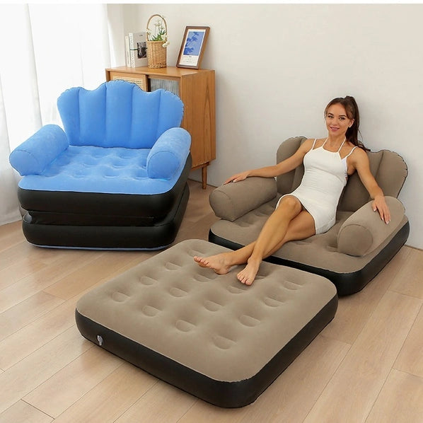 🛋️Indoor & Outdoor Inflatable Sofa | Portable & Comfortable Lounge Chair