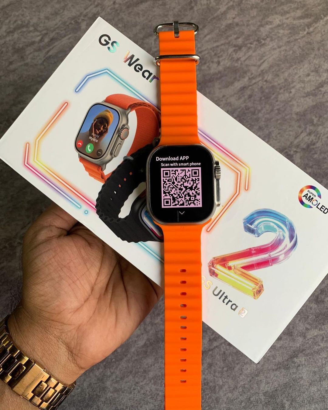 GS Ultr 2 Smart Watch Amoled ChatGPT 4GB ROM