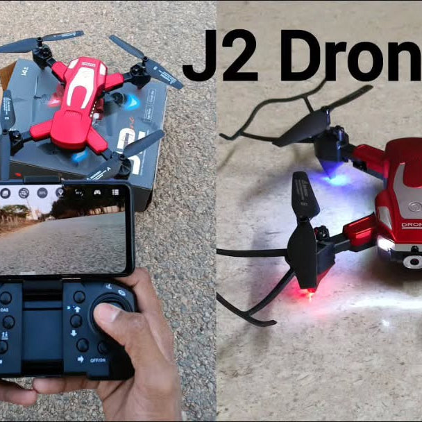 J2 Drone - Foldable Dual Camera Drone with HD Double Camera,