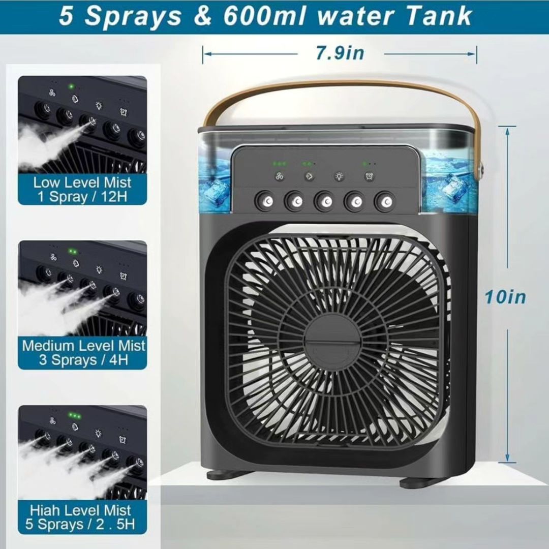 Mini Air Cooler, USB Desk Fan,