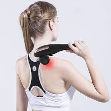 Dolphin Massager Gun – Handheld Percussion Therapy For Neck, Back & Shoulder Pain Relief