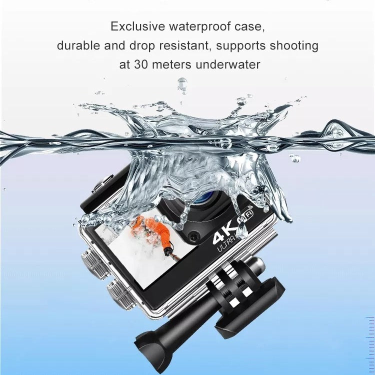 Waterproof 4K Sports Camera WiFi Anti-Shake Action Camera Camcorder Go Pro Type