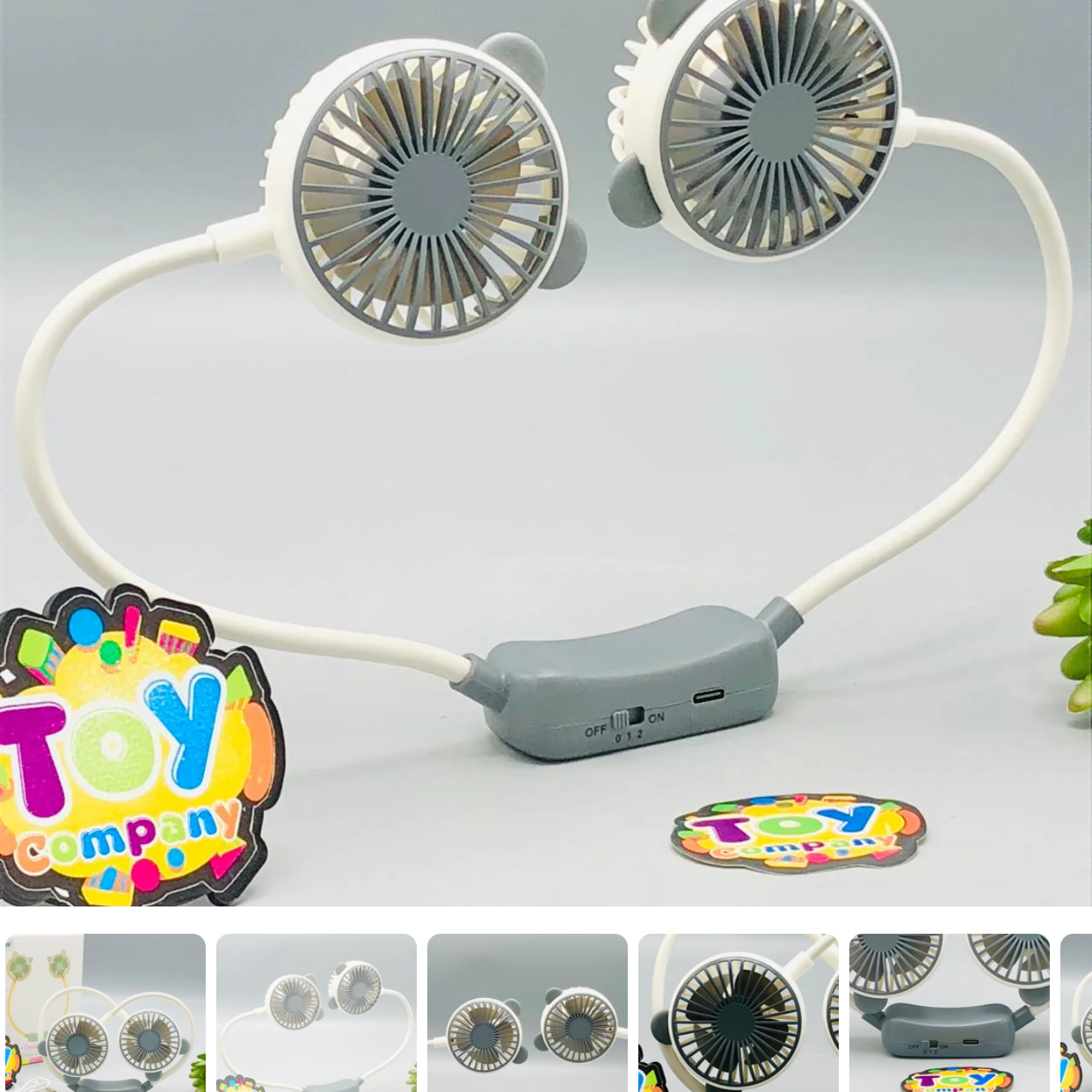 Rechargeable Two Wind Speed Neck Fan