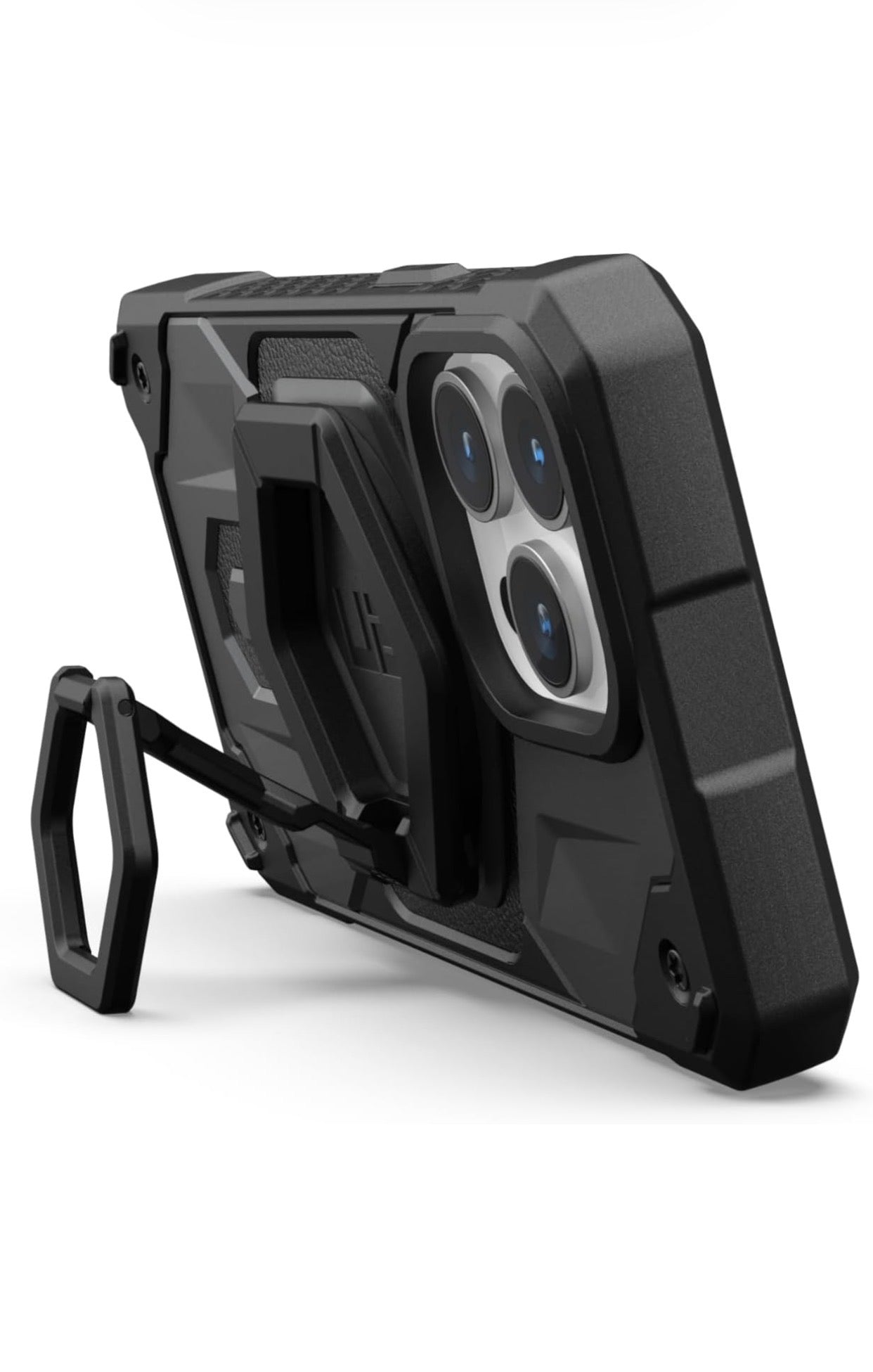 Magnetic Phone Ring Stand Compatible with Mag-Safe Magnet, Removable Metal Finger Ring Grip & 360 Rotation Adjustable Kickstand for iPhone 16/15/14/13, Galaxy S24/S23/S22 - Black