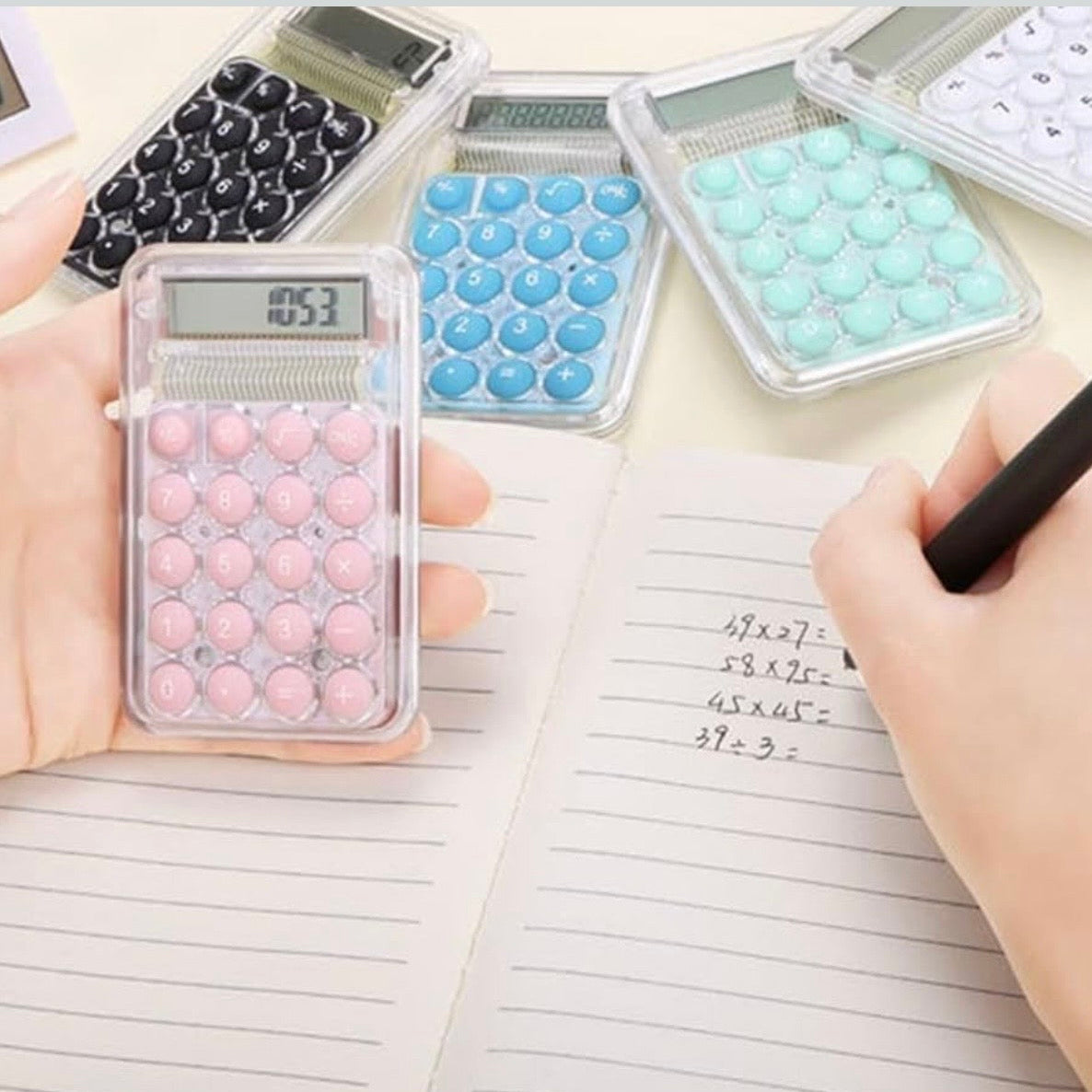 Worlds smallest 8 Digit Display Silence Widescreen Mini Calculator
