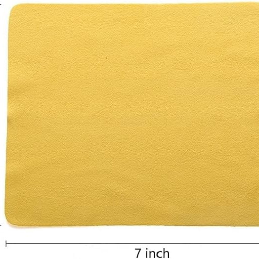 Microfiber Cleaning Cloths for Eyeglasses, Camera Lens, Cell Phones, Laptops, LCD TV Screens and More Electronics (6 x 7 Inch) (Multicolor) (Pack of 5)
