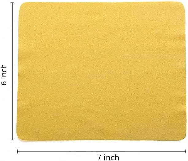 Microfiber Cleaning Cloths for Eyeglasses, Camera Lens, Cell Phones, Laptops, LCD TV Screens and More Electronics (6 x 7 Inch) (Multicolor) (Pack of 5)