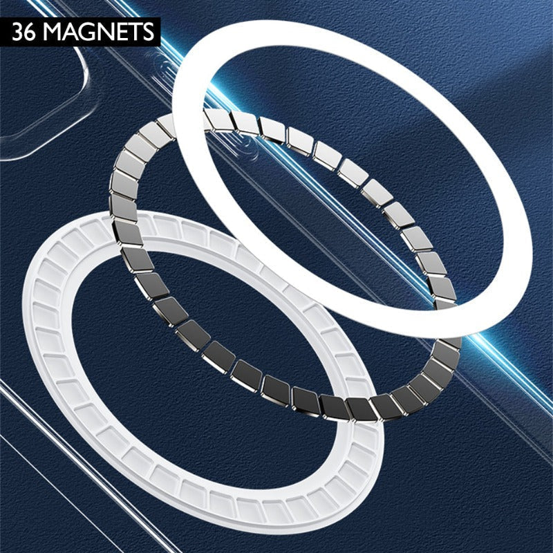 Premium Transparent Ultra Hybrid Mag Safe Compatible TPU & PC Back Case By