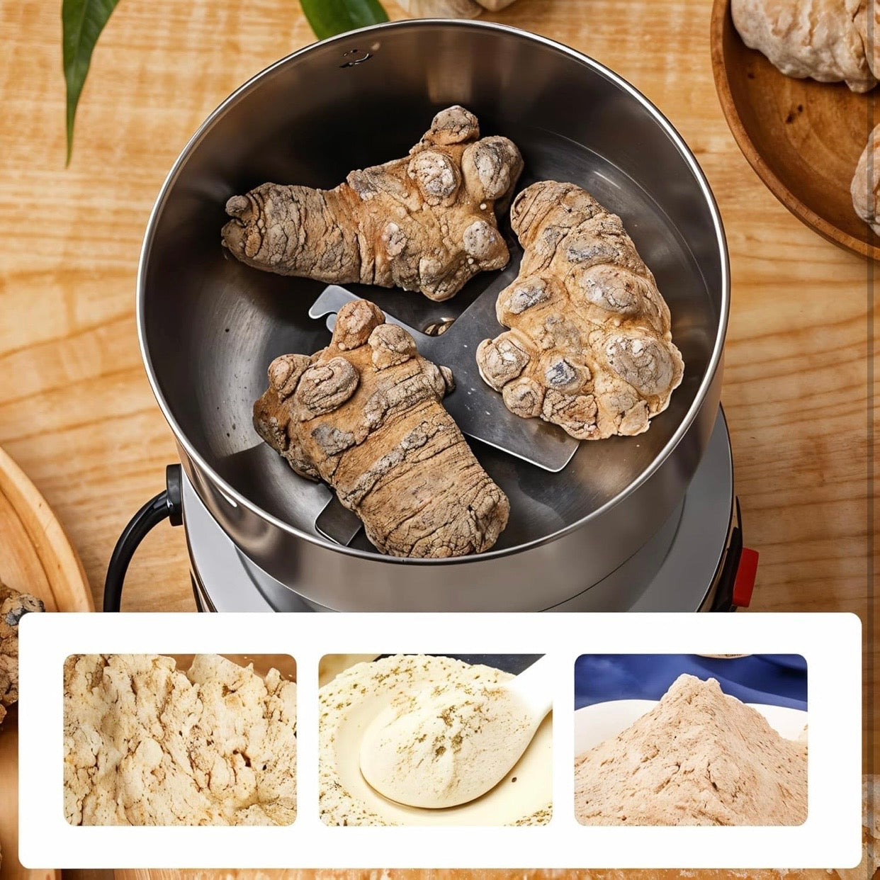 Multifunction Smash Machine Household Electric Cereals Grain Grinder Coffee Bean Seasonings Spices Milling Ultra Fine Dry Food Powder Machine