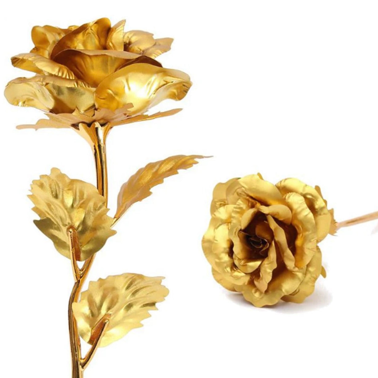 Luxury Decorative Gold Plated Artificial
Golden Rose with Box