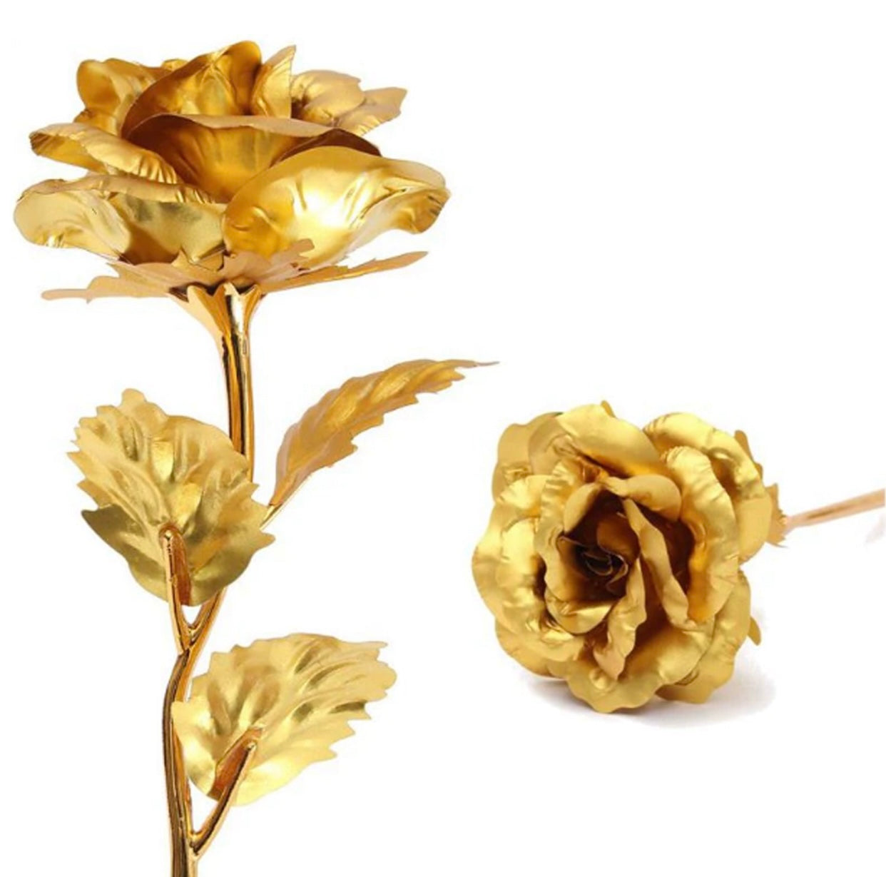 Luxury Decorative Gold Plated Artificial
Golden Rose with Box